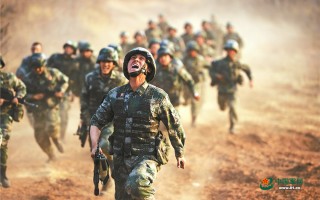 正能量军人剪辑短视频 印士兵刻苦训练，一顿操作猛如虎，就是三哥扛着枪跑步太费劲！